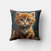 Coussin Chat de dessin animé mignon (Verso)