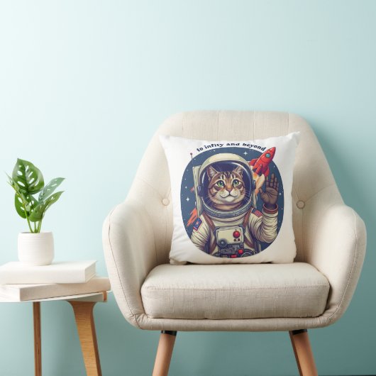 Coussin Chat de l'espace (Chaise)