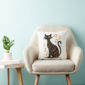Coussin Chat de note de musique T-shirt Halloween note de (Chaise)