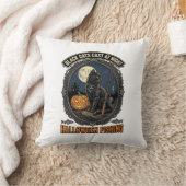 Coussin Chat de pêche Halloween Design de citrouille vinta (Couverture)