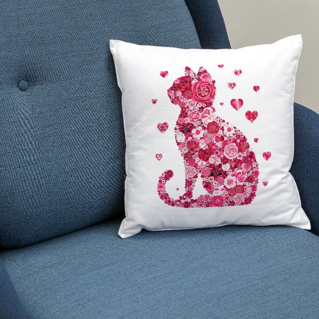 Coussin Chat de Rose (Créateur téléchargé)