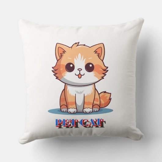 Coussin chat domestique (Verso)