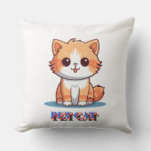 Coussin chat domestique (Recto)