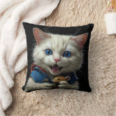 Coussin Chat drôle (Couverture)