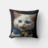 Coussin Chat drôle (Recto)