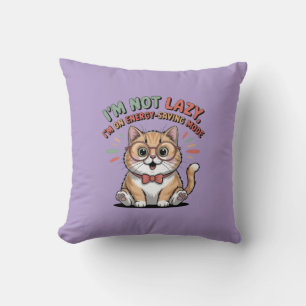 Coussin Chat en mode d'économie d'énergie