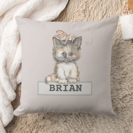 Coussin Chat et souris (Couverture)