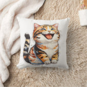 Coussin Chat Heureux (Couverture)