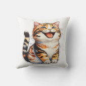 Coussin Chat Heureux (Verso)