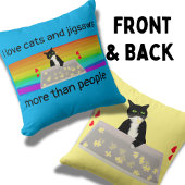 Coussin chat jigsaw vous aimez plus de chats ou puzzles ji