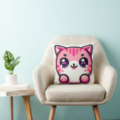 Coussin chat kawaii (Chaise)