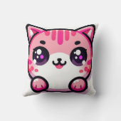 Coussin chat kawaii (Verso)