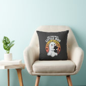 Coussin Chat Little Boo fantôme d'Halloween (Chaise)
