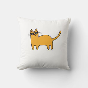 Coussin Chat Lunettes de Soleil Cool