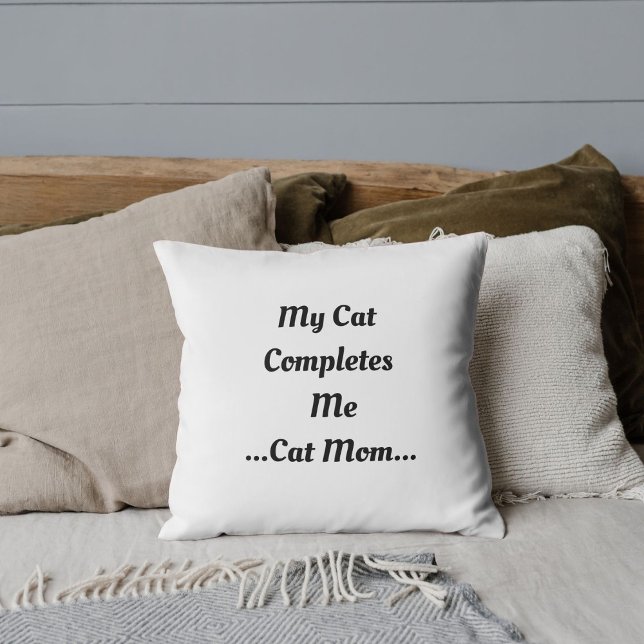 Coussin Chat Maman Mon Chat Me Complète Mignonne Funky Mod (Créateur téléchargé)
