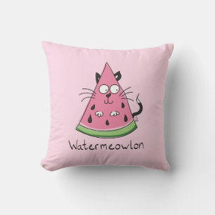 Coussin Chat Mignon Enfant Pastèque