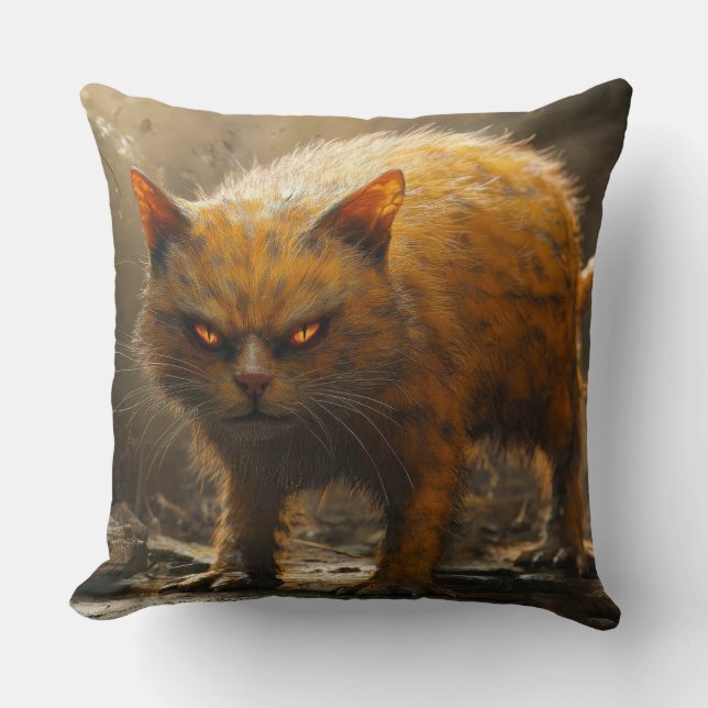 Coussin Chat monstre  (Recto)