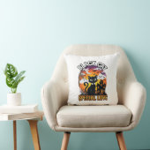 Coussin Chat Noir Amour Spécial Halloween Maison Hantée Ch (Chaise)
