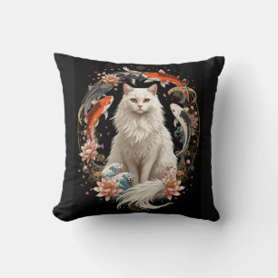 Coussin Chat Noir Céleste