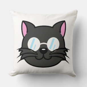 Coussin Chat noir Chat noir Chat gris Chat portant des lun