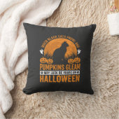 Coussin Chat noir de la lune de citrouille d'Halloween Des (Couverture)