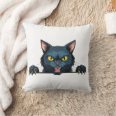 Coussin Chat noir en colère (Couverture)