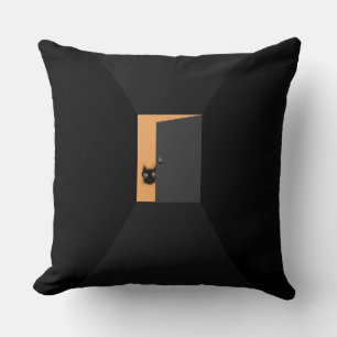 Coussin Chat noir Halloween