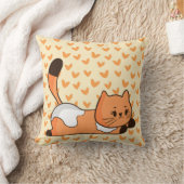 Coussin Chat orange (Couverture)