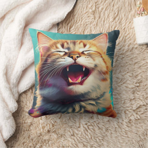 Coussin Chat qui Rit !