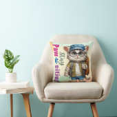 Coussin Chat Reste Positif Avec Sac à Dos (Chaise)