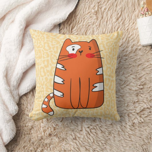 Coussin Chat roux (Couverture)