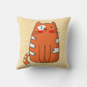 Coussin Chat roux (Verso)