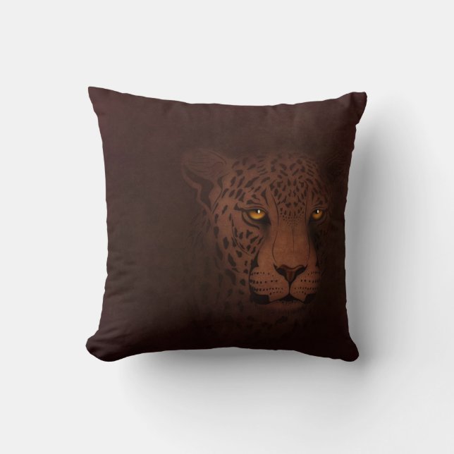 Coussin Chat sauvage (Recto)