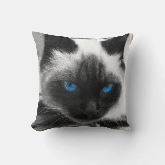 Coussin Chat siamois (Recto)