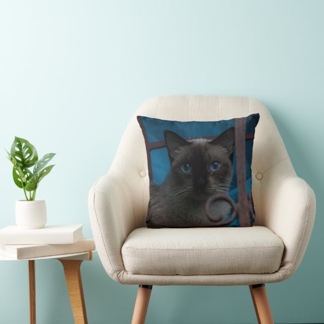 Coussin Chat siamois (Chaise)
