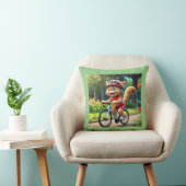Coussin Chat sportif cool à vélo (Chaise)