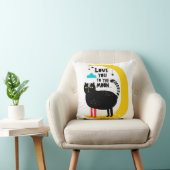 Coussin Chat sur la lune (Chaise)