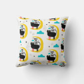Coussin Chat sur la lune (Verso)