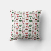 Coussin Chat X-mas mignon et drôle (Verso)