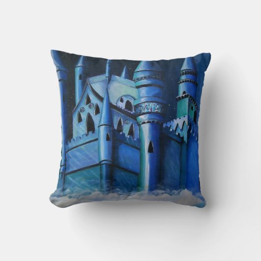 Coussin Château dans le ciel (Recto)