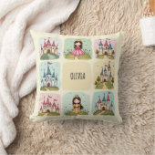 Coussin Château de conte de fées adorable & dessins de pri (Couverture)