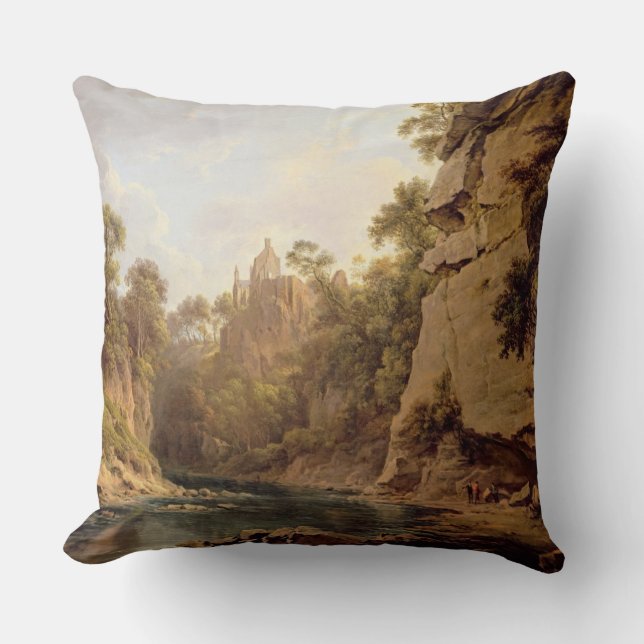 Coussin Château de Hawthornden, près d'Edimbourg, (Recto)