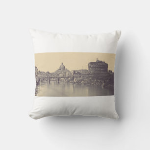 Coussin Château de l'ange et dôme du Vatican