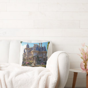 Coussin Château de Splendor victorien
