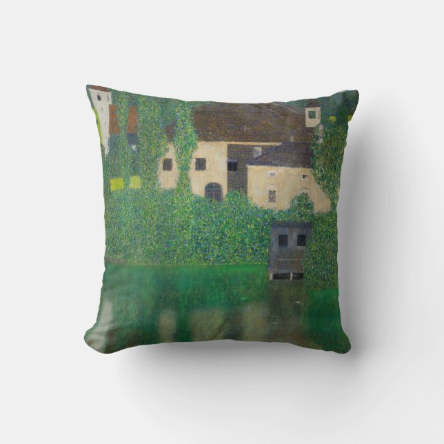 Coussin Château d'eau de Gustav Klimt (Recto)