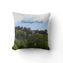 Château d'Édimbourg Jeter Pillow Scotland Souvenir