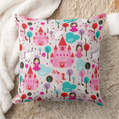 Coussin château et licorne de princesse d'enfants (Couverture)