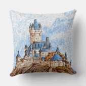 Coussin Château sur le Rhin (Verso)