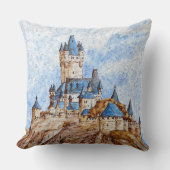 Coussin Château sur le Rhin (Recto)
