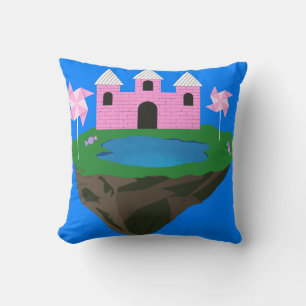 Coussin Château Volant Fantastique Magique
